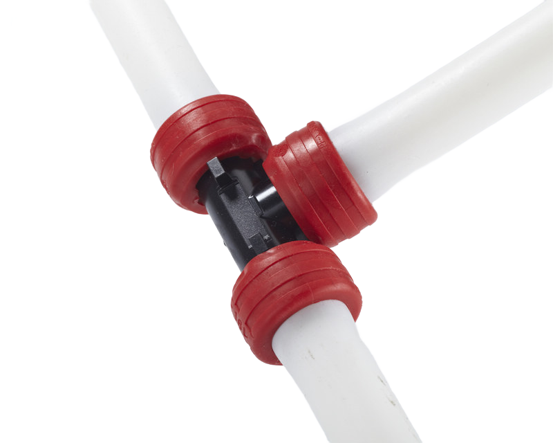 PE-Xa Pipe with Tee Connection