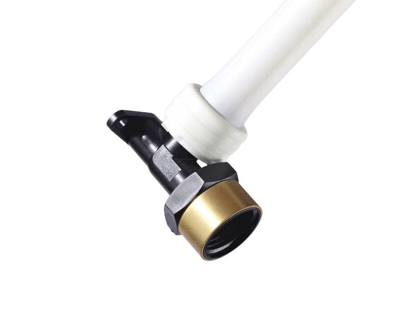 Angled Connection to Brass Adapter